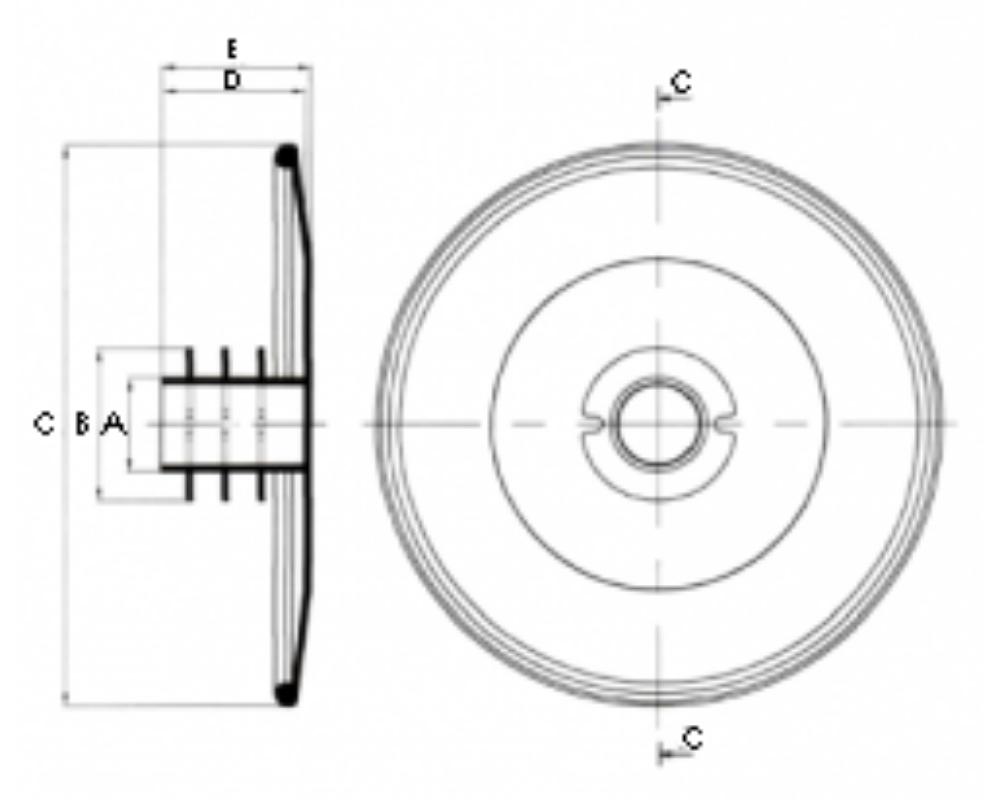 Plano técnico referencia 1C4