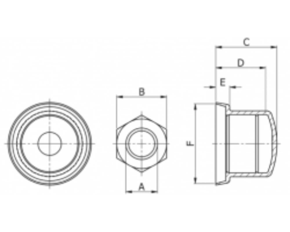 Plano técnico referencia 1DB