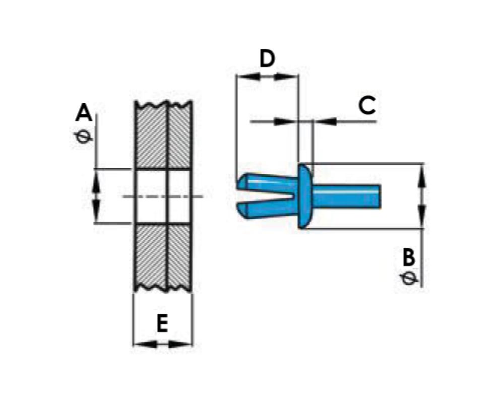 Plano técnico referencia 35P