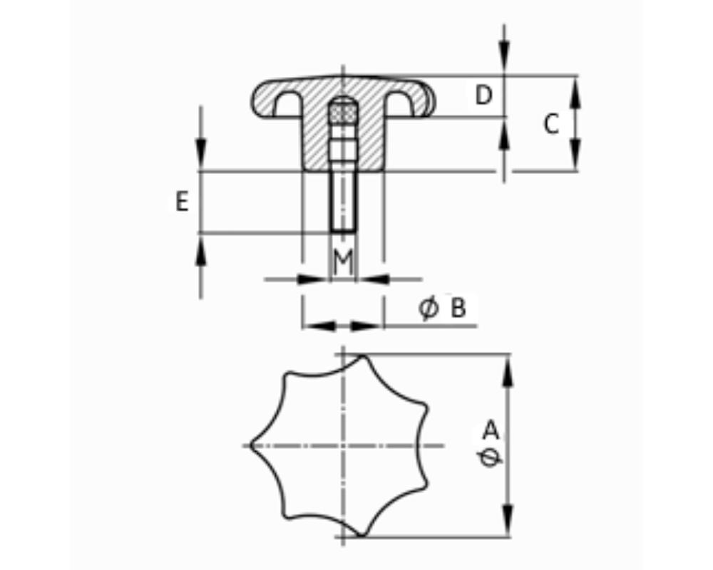 Plano técnico referencia 36C