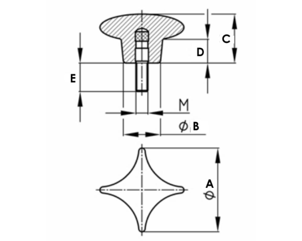 Plano técnico referencia 36E