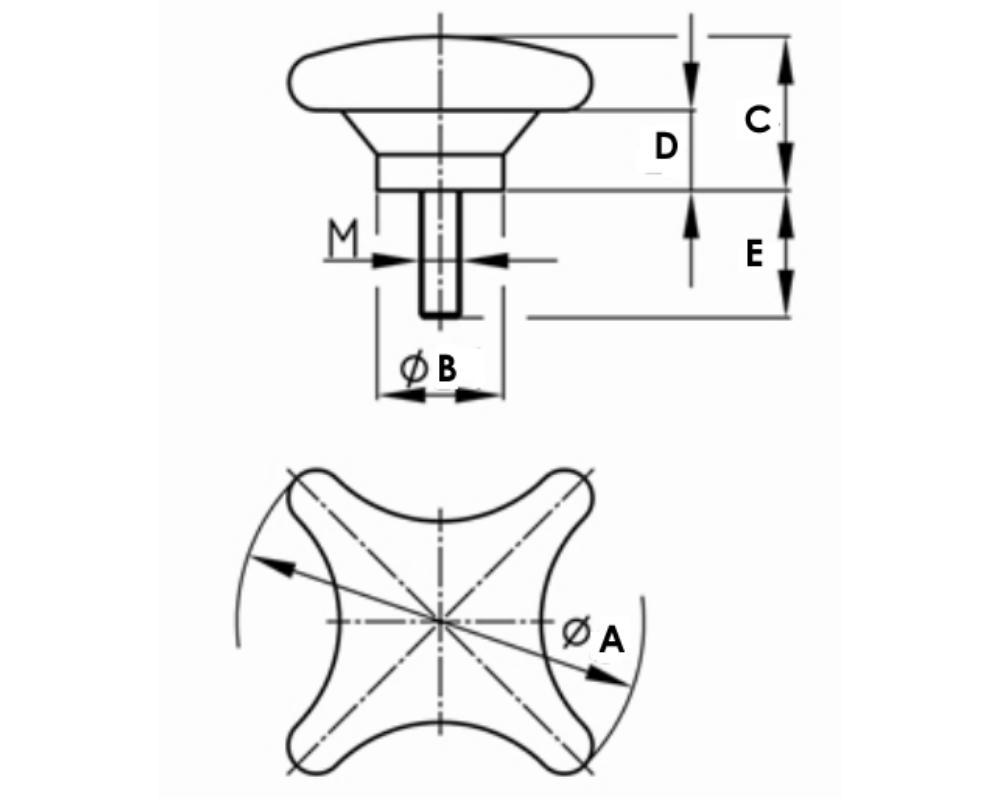 Plano técnico referencia 36F