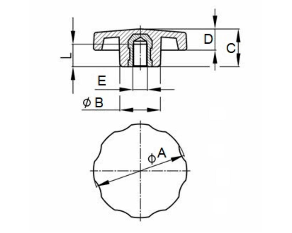 Plano técnico referencia 36K