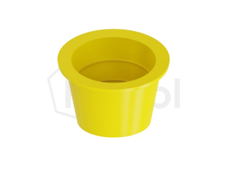 Tapón cónico amarillo