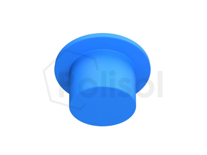 Tapón cónico azul de valona ancha
