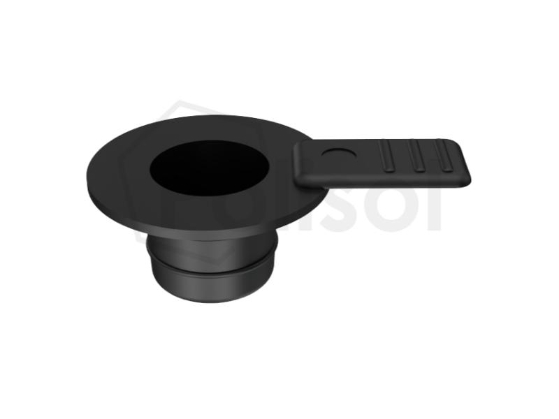 Tapón paralelo en TPE con tirador lateral.