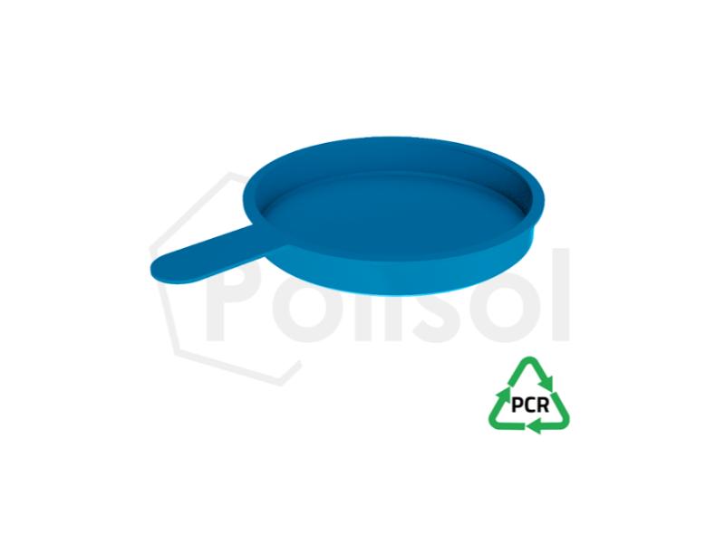 Tapón cilíndrico con lengüeta lateral reciclado