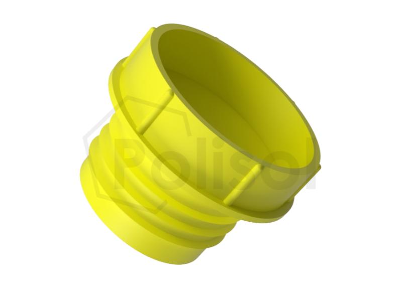 Tapón roscado universal amarillo