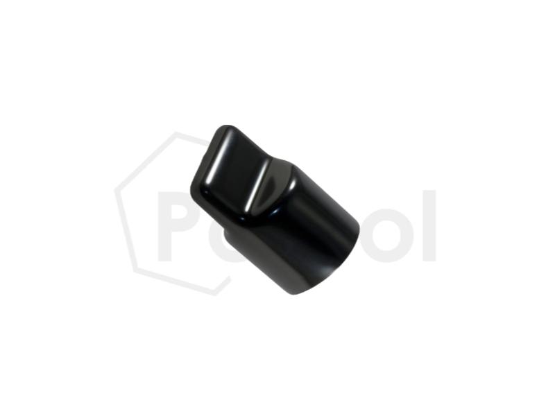 Capuchón de vinilo flexible con tirador recto