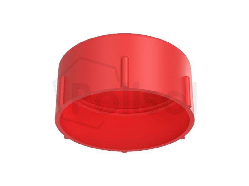 Capuchón roscado rojo Métrica