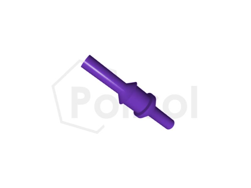 Tapón de silicona con tirador y valona doble