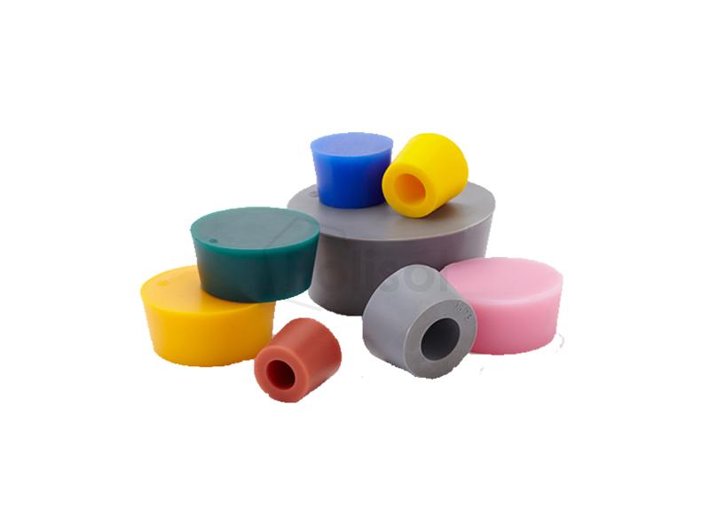Tapón cónico hueco de silicona