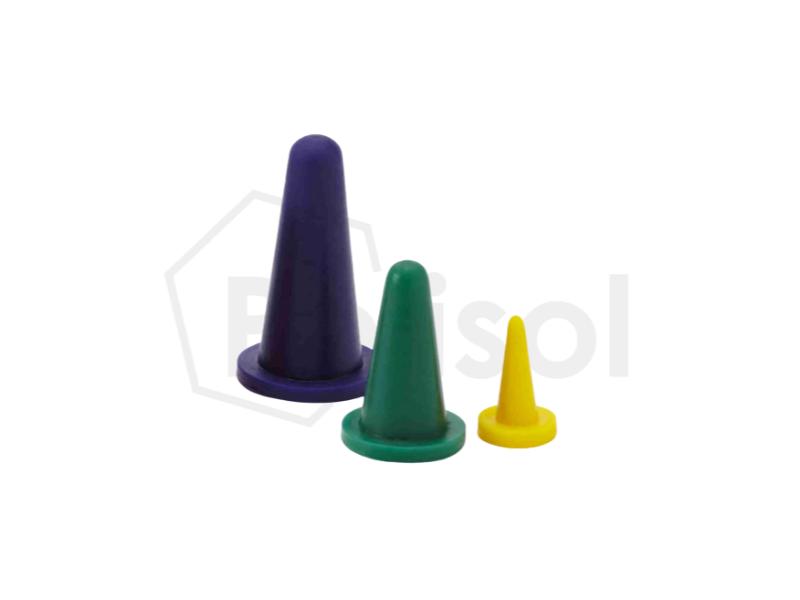Tapón cónico con valona Silicona