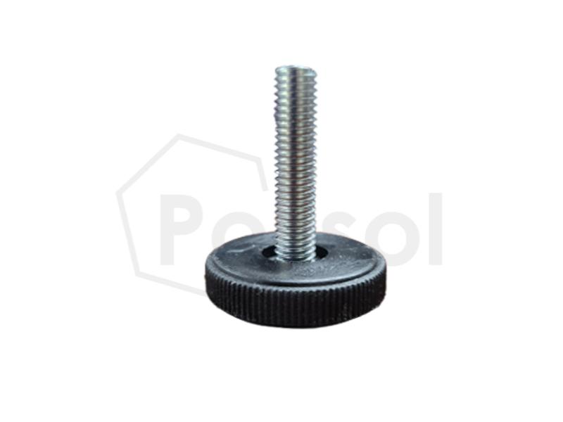 Ajustable con base de nylon moleteada