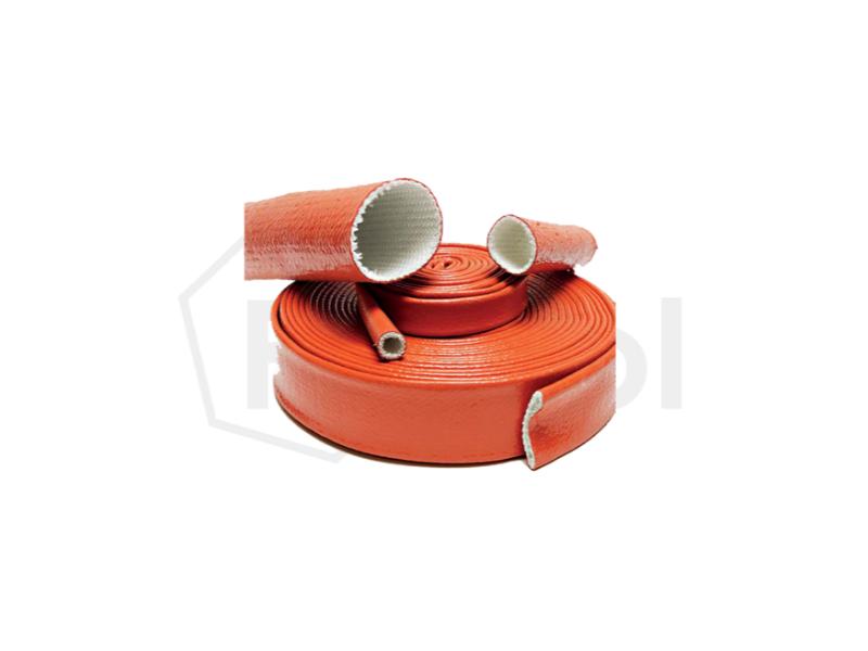 Funda para latiguillos ignífuga de fibra de vidrio